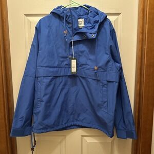 NWT Alpine Design Men's 1962 Anorak - Blue Fusion - Med